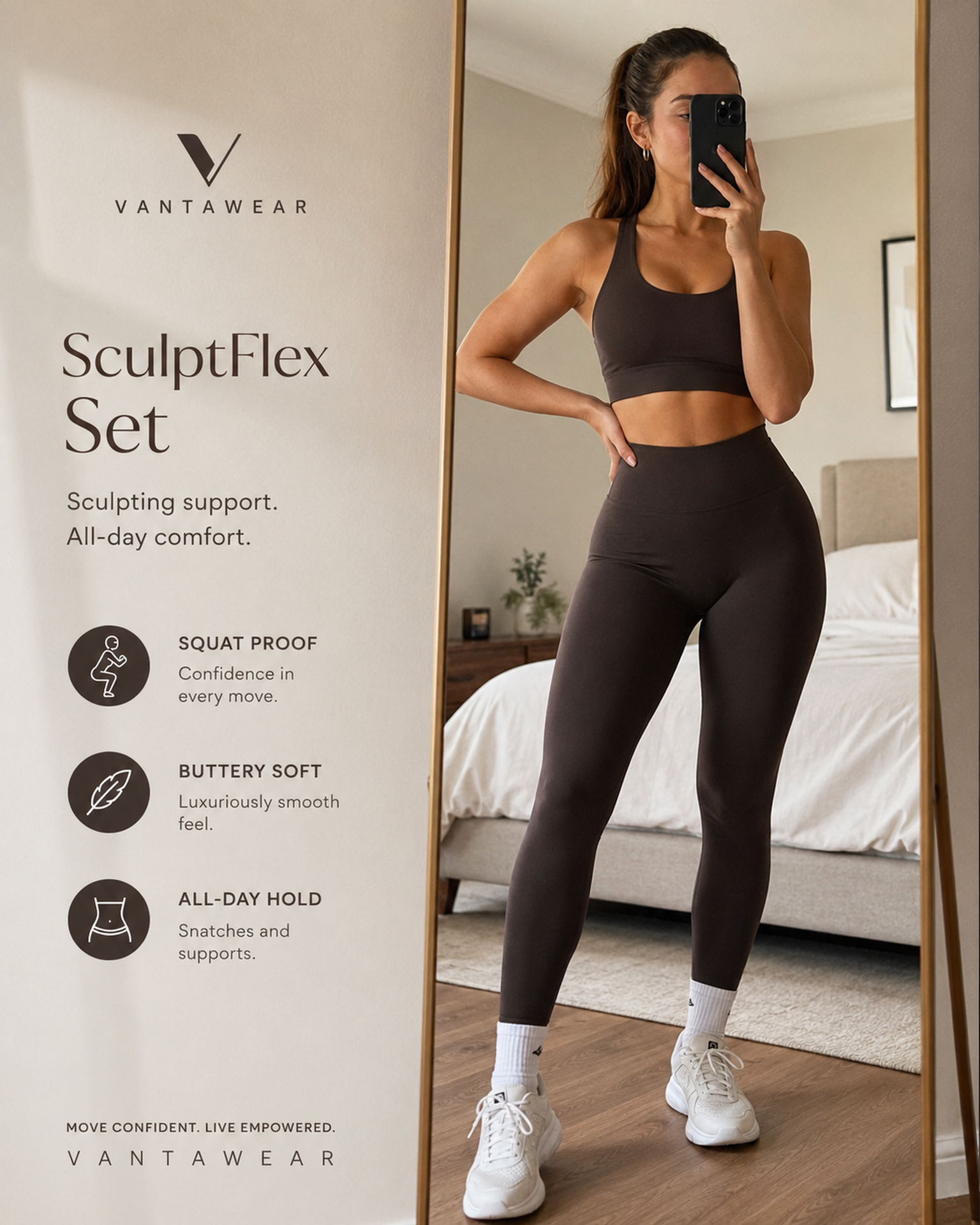 VANTAWEAR SculptFlex activewear ad case study