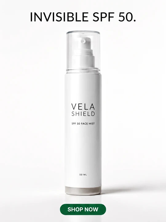 Generic minimal Vela Shield product advertisement