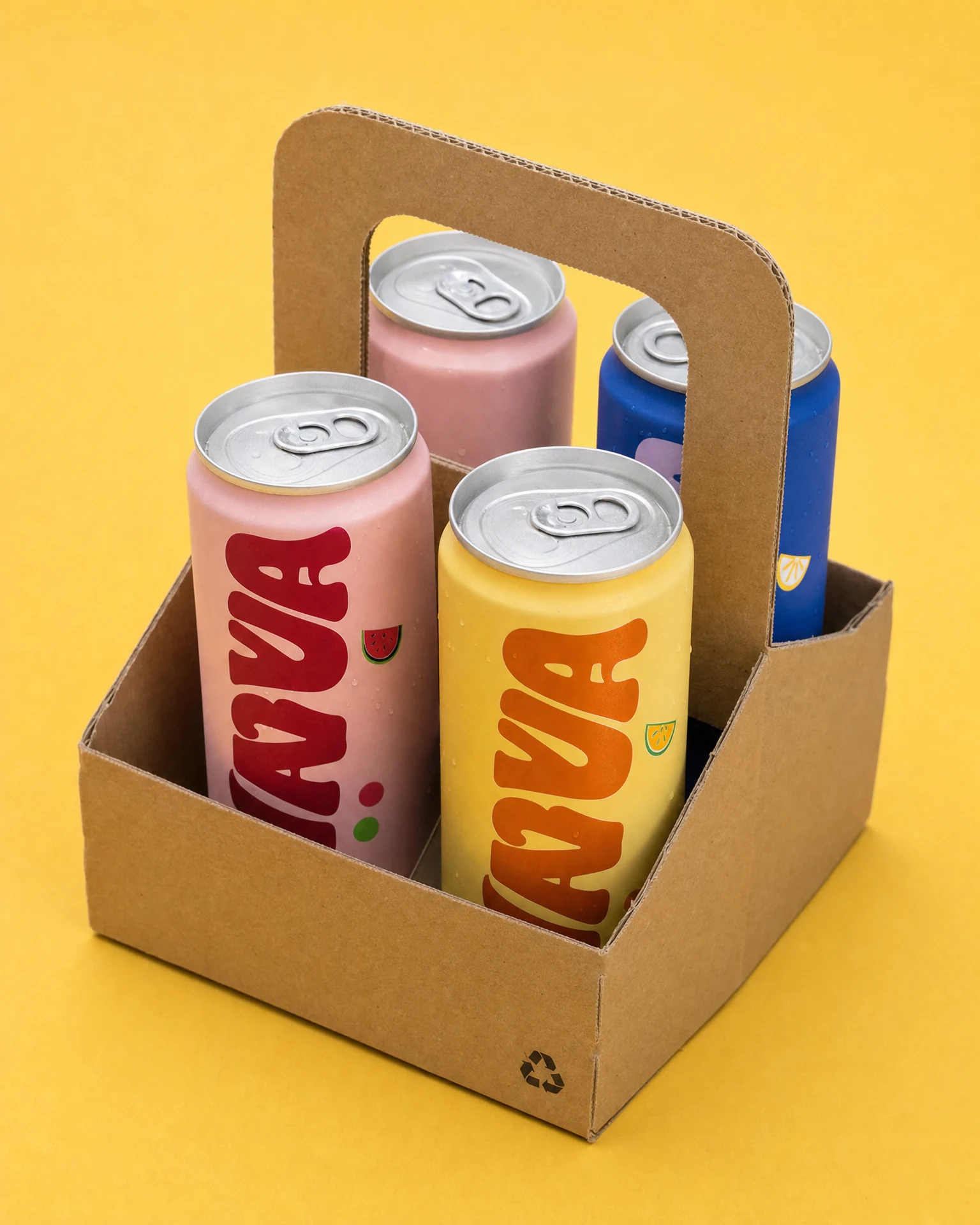 Wavva four-pack photographed in a realistic retail-ready presentation