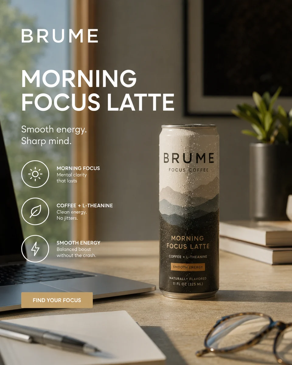 Brume functional coffee morning focus concept